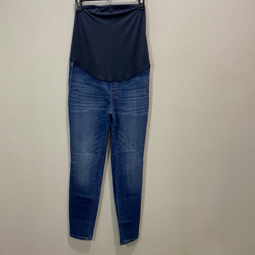 Madewell Maternity Over-the-Belly Skinny Jeans in Danny Wash G8318